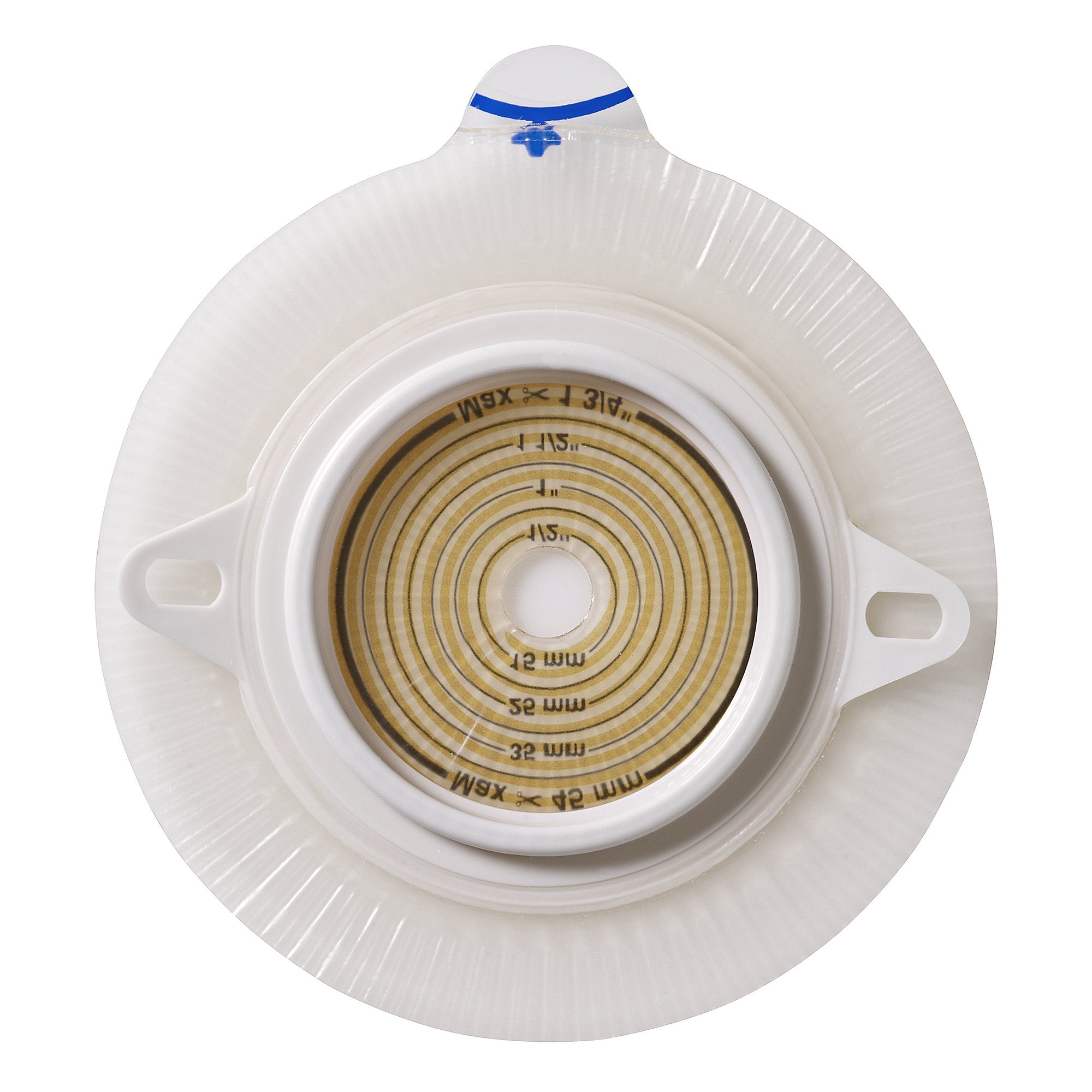 Assura® Flat Ostomy Barrier, 35 mm Stoma Opening, Red Color Match