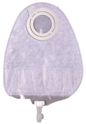 Assura® Opaque Urostomy Pouch, Blue Match