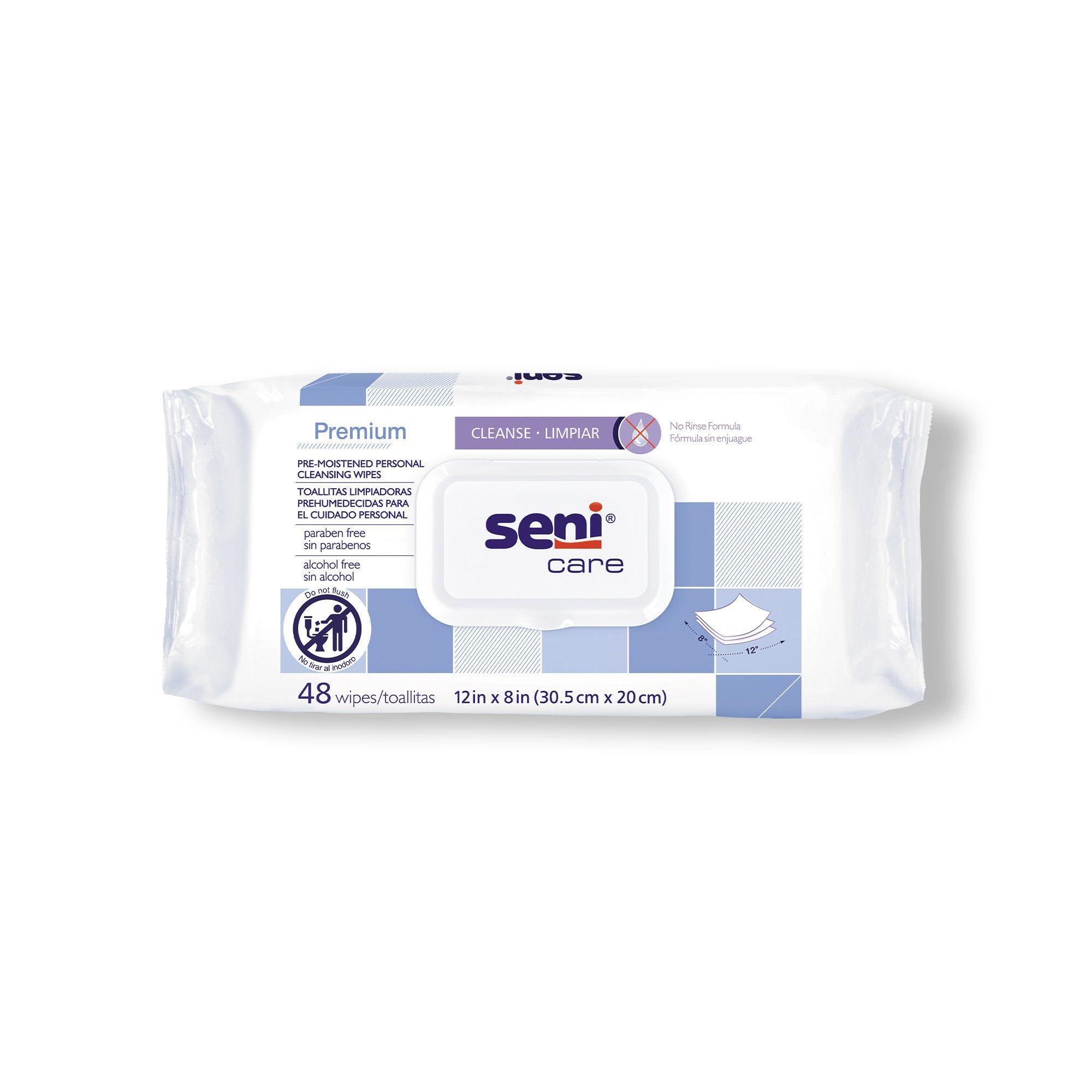 Seni® Care Premium Personal Cleansing Wipes, PK