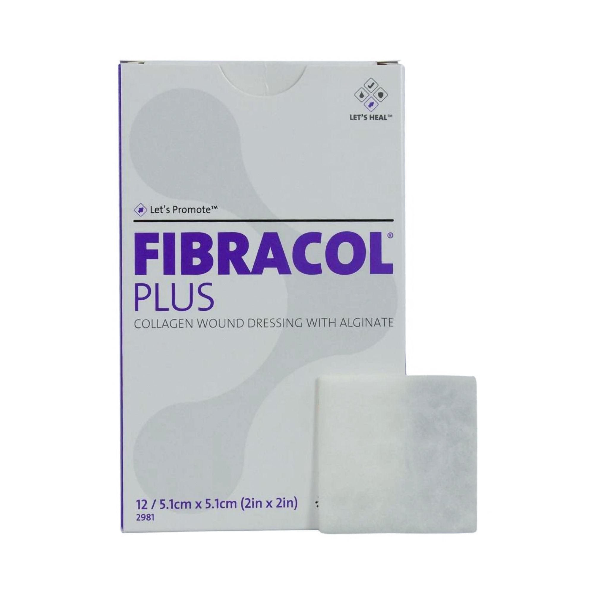 Systagenix Fibracol™ Plus Collagen/Alginate Dressing, 2 x 2 Inch
