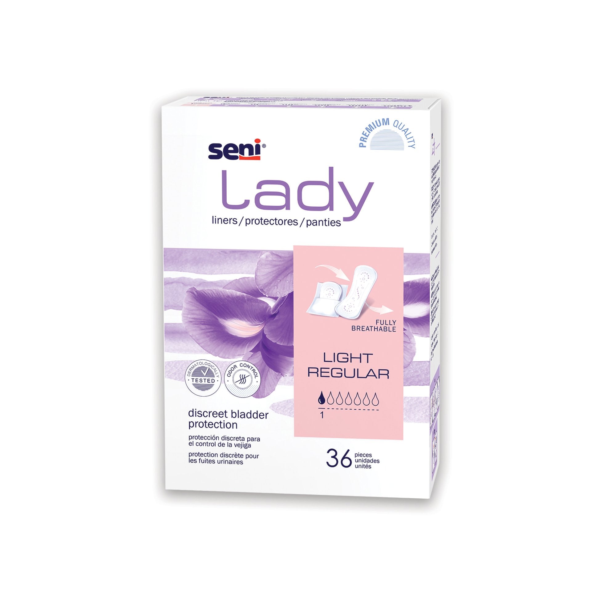 Seni® Lady Light Liners, Regular, CS