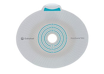 SenSura® Mio Flex Ostomy Barrier, 32 mm Stoma Opening, Red Color Match