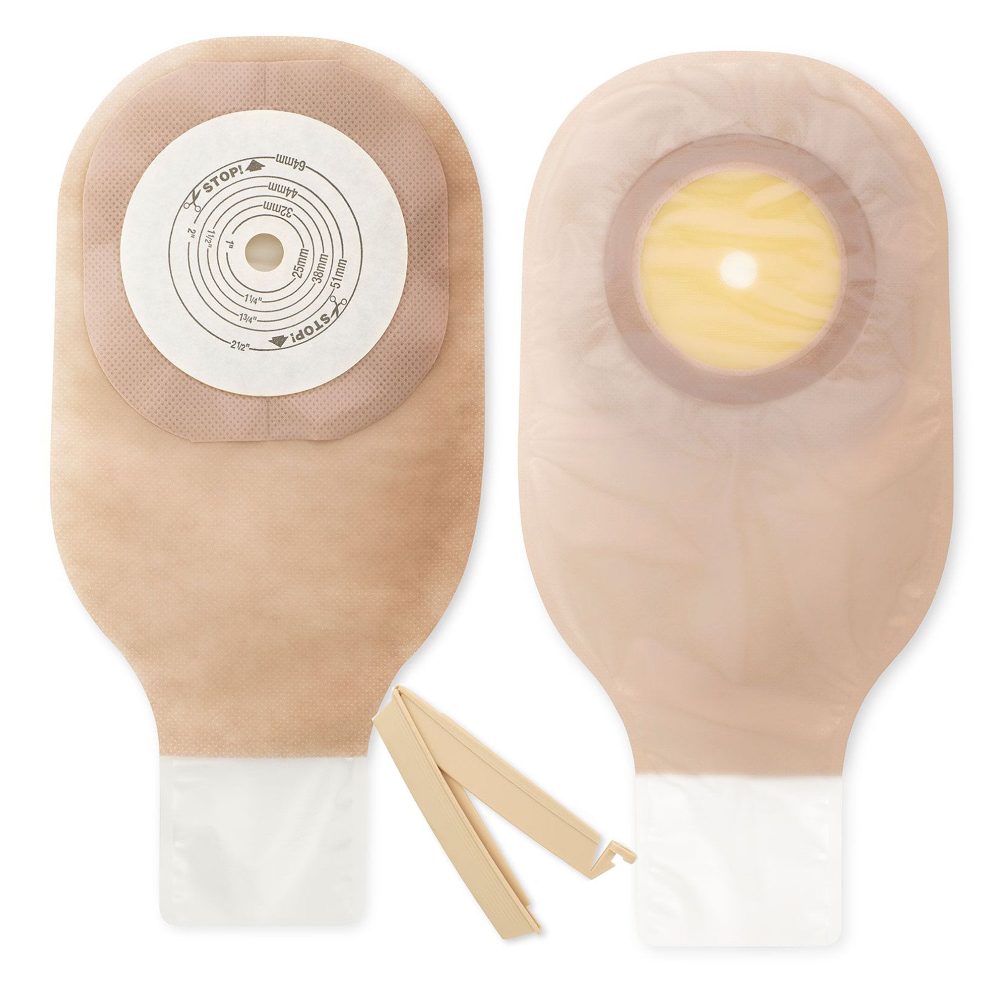Premier™ 8131 One-Piece Ultra-Clear Ostomy Pouch, Cut to Fit Stomas up to 64 mm