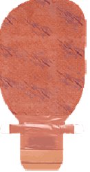 Assura® Original 2-Piece Opaque Colostomy Pouch, Red Match