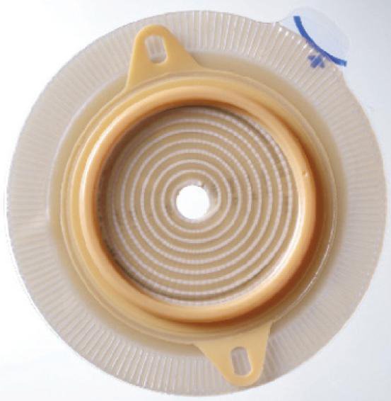 Assura® Convex Light Ostomy Barrier, 28 mm Stoma Opening, Red Color Match