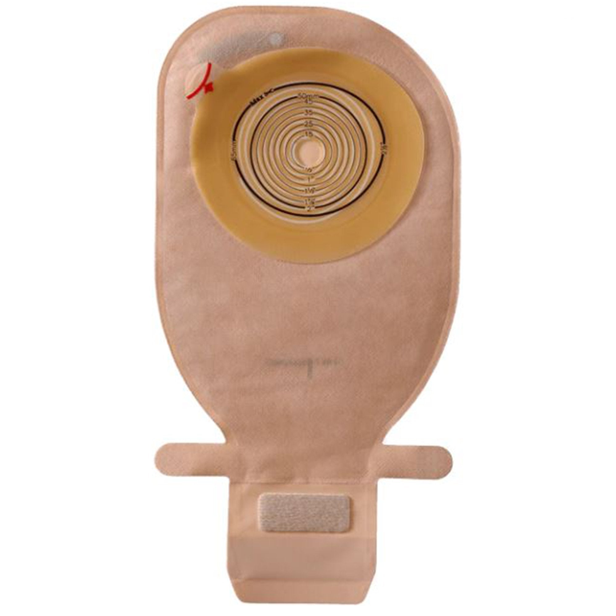 Assura® Flat 1-Piece Opaque Ostomy Pouch, 10 – 75 mm Stomas