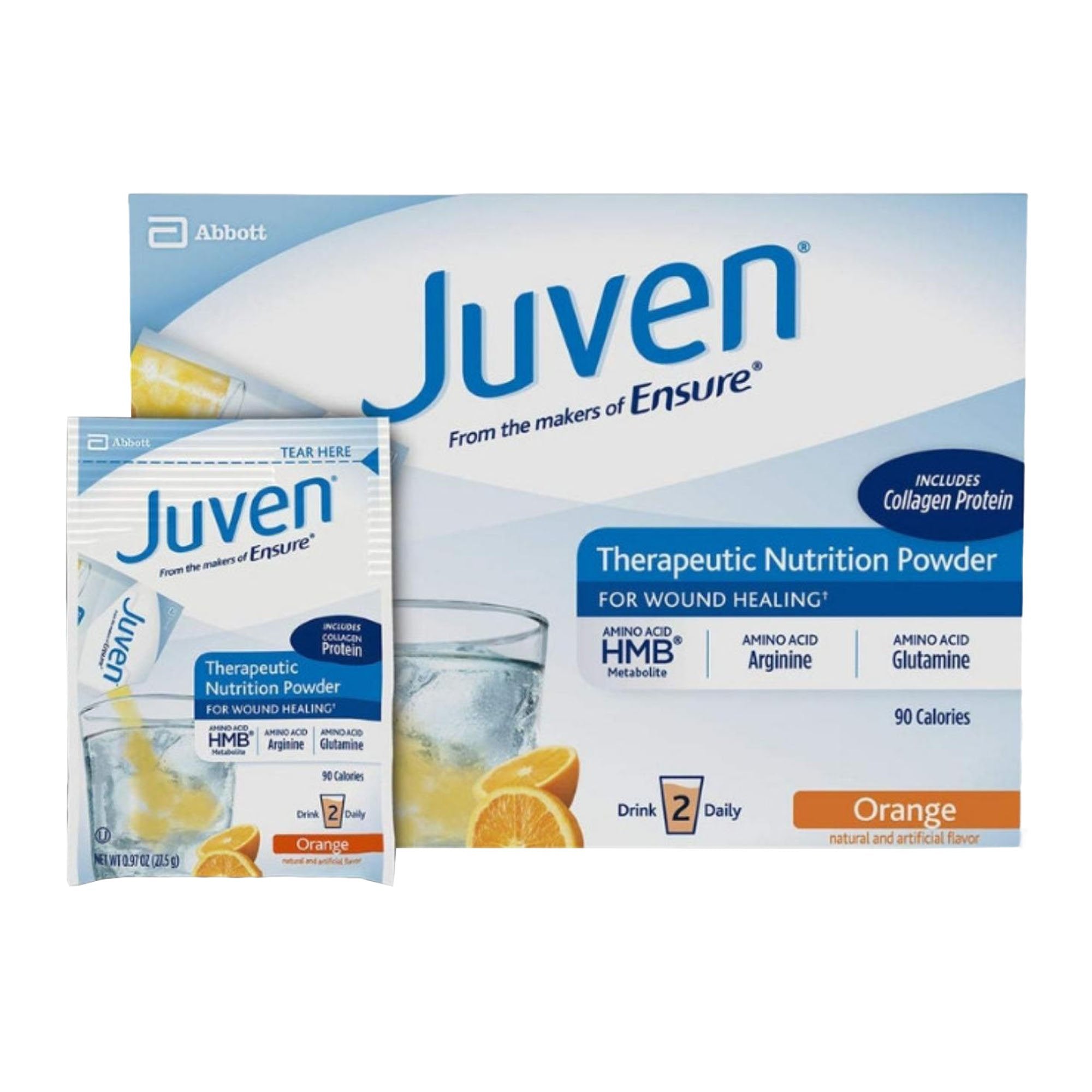 Juven® Orange Arginine/Glutamine Therapeutic Nutrition Powder EA