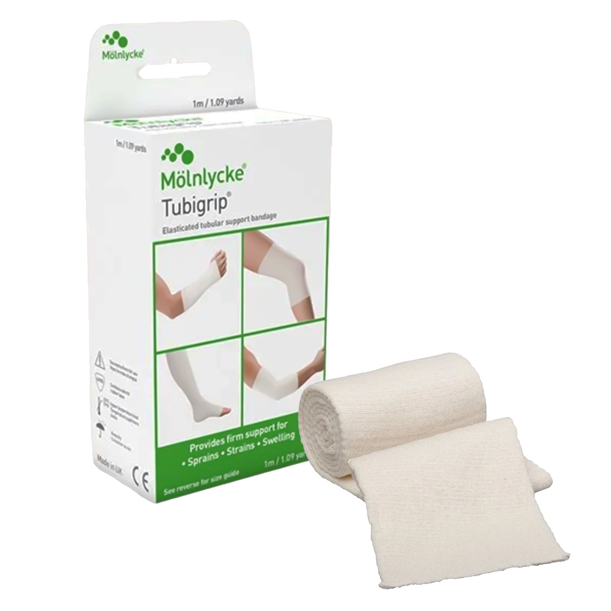 Tubigrip® Pull On Elastic Tubular Support Bandage, 1 Meter, Size F